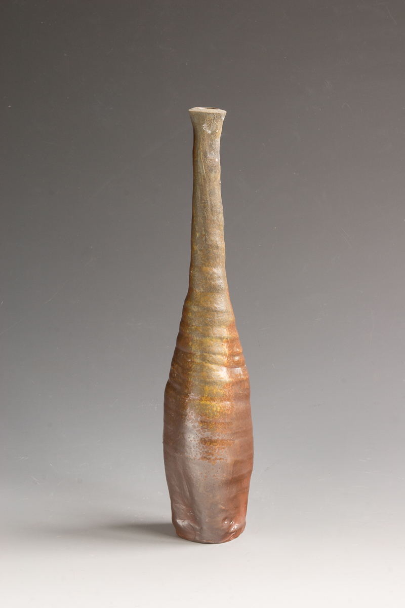 Stretched Bud Vase #1H 12.75" x W 3"